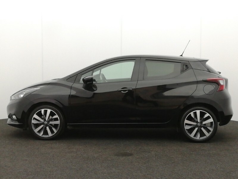 Nissan Micra 1.0 Ig-t 92 Tekna Black #4