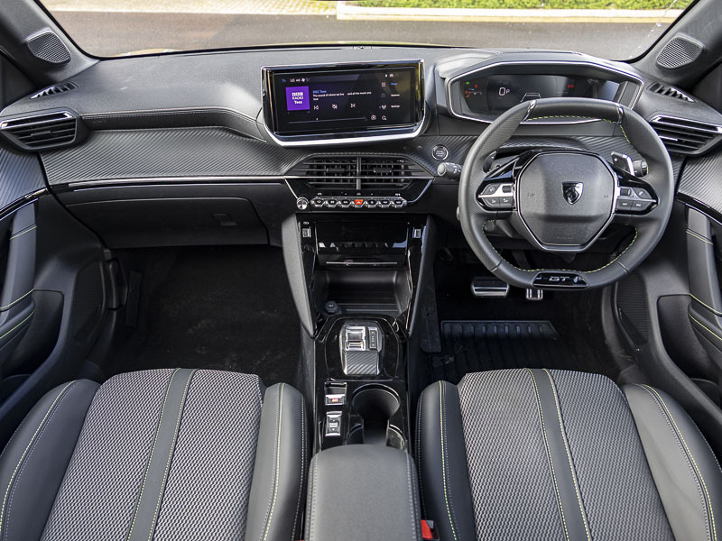 Peugeot 208 1.2 Hybrid 110 Gt E-dsc6 Black #3