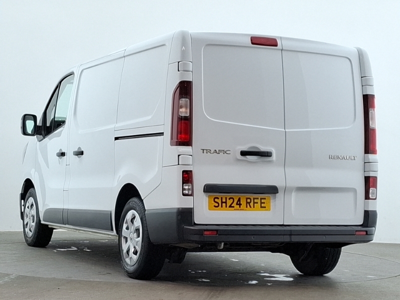 Renault Trafic Sl30 Blue Dci 130 Advance Van White #2