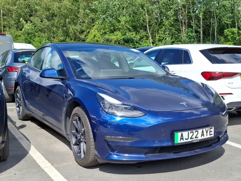 Tesla Model 3 Long Range Awd Blue