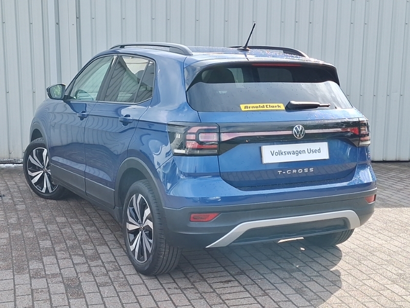 Volkswagen T-Cross 1.0 Tsi Black Edition Blue #2