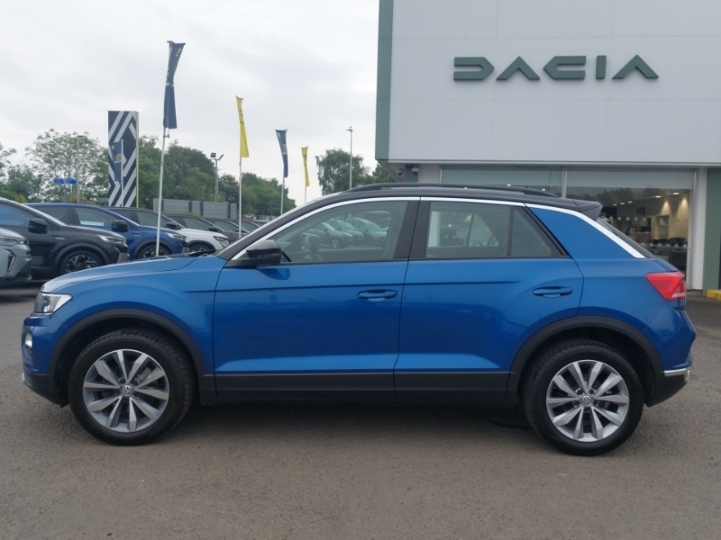 Volkswagen T-Roc 1.5 Tsi Evo Se SM19JOH Blue #4