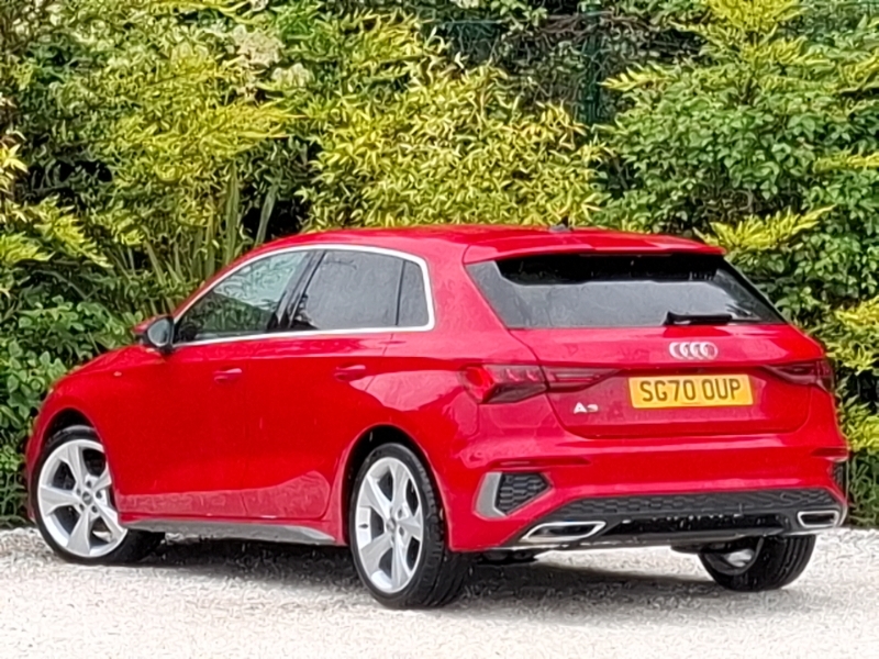 Audi A3 35 Tfsi S Line Red #2