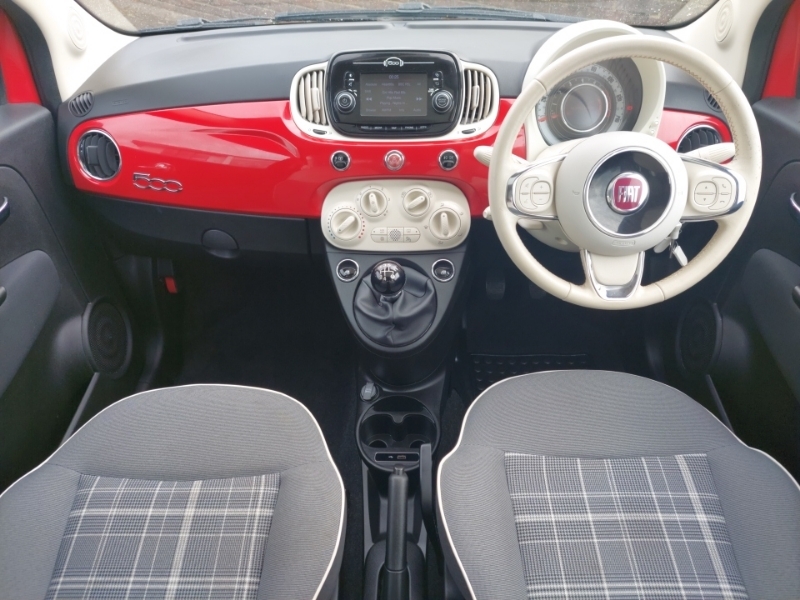 Fiat 500 1.2 Lounge Red #3