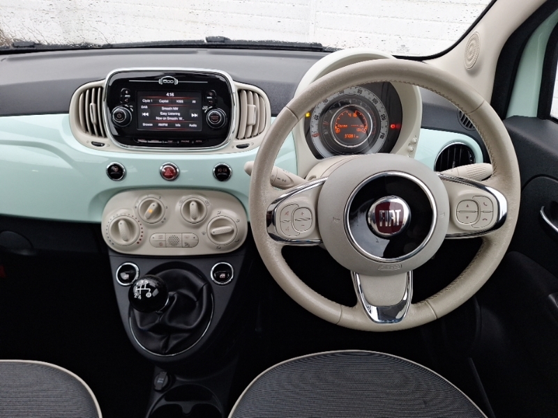 Fiat 500 Pop White #7