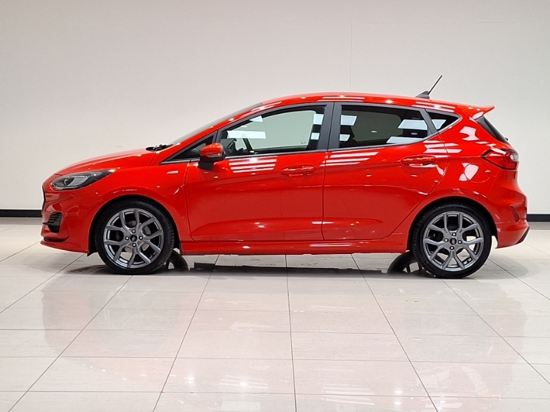 Ford Fiesta 1.0 Ecoboost Hybrid Mhev 125 St-line FD23HFG Red #4