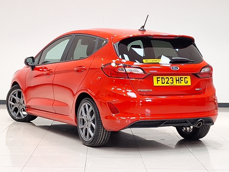 Ford Fiesta 1.0 Ecoboost Hybrid Mhev 125 St-line FD23HFG Red #2
