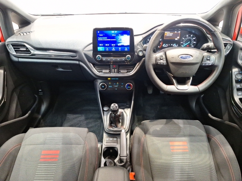 Ford Fiesta 1.0 Ecoboost Hybrid Mhev 125 St-line FD23HFG Red #3