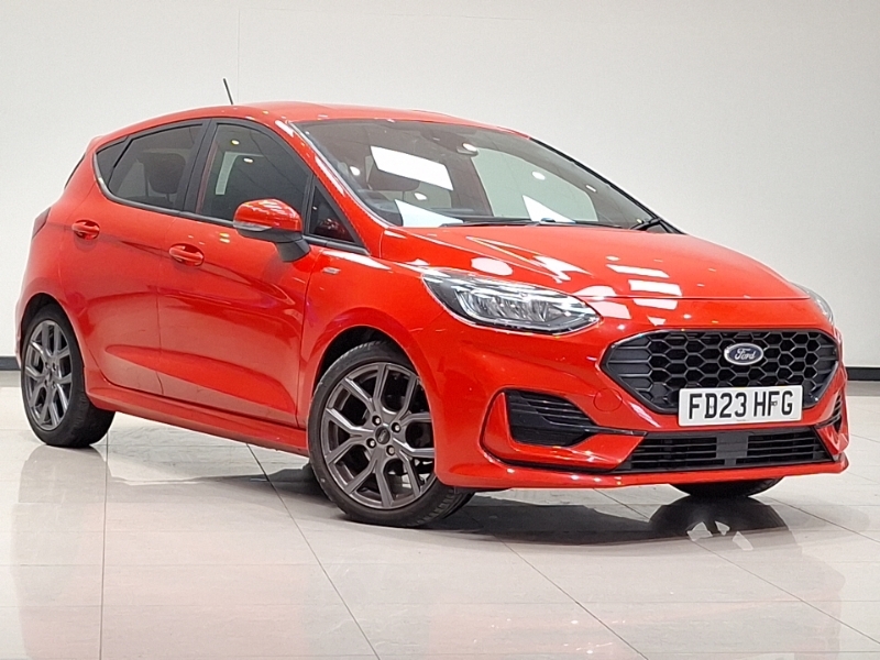 Ford Fiesta 1.0 Ecoboost Hybrid Mhev 125 St-line FD23HFG Red