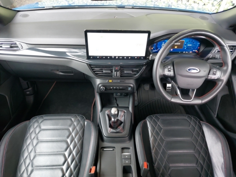 Ford Focus 1.0 Ecoboost Hybrid Mhev 155 St-line X BX23ZNV Blue #3