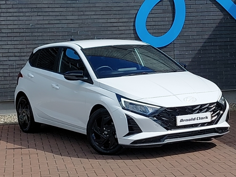 Hyundai I20 1.0T Gdi 90 Black Line Dct White