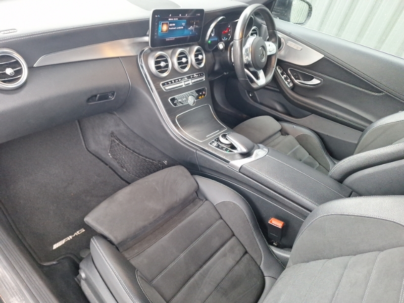 Mercedes-Benz C Class C200 Amg Line 9G-tronic Black #5