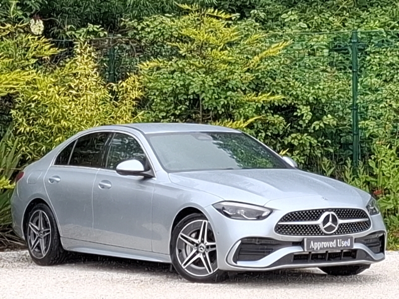 Mercedes-Benz C Class C200 Amg Line Premium Pan Roof 9G-tronic Silver