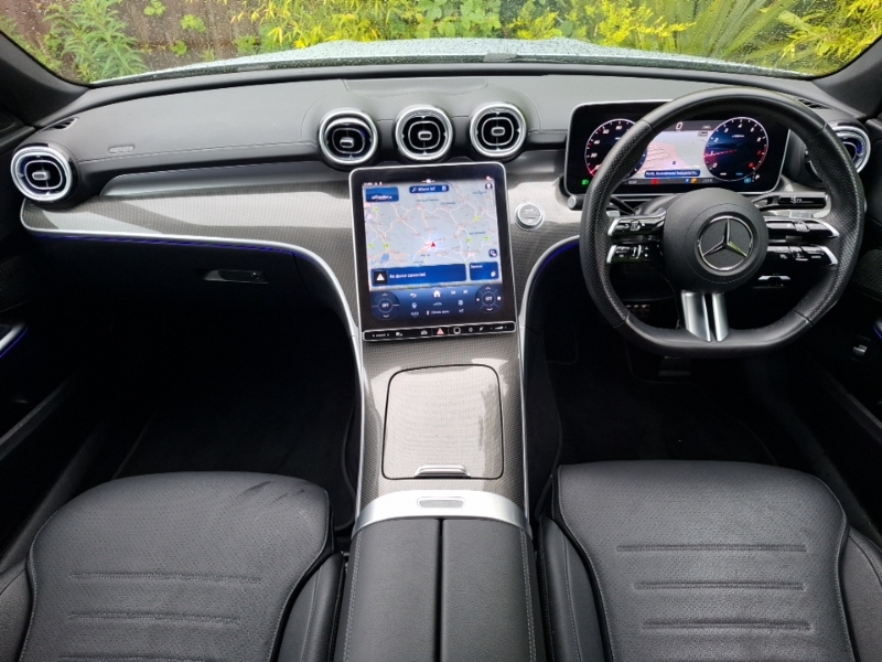 Mercedes-Benz C Class C200 Amg Line Premium Pan Roof 9G-tronic Silver #3