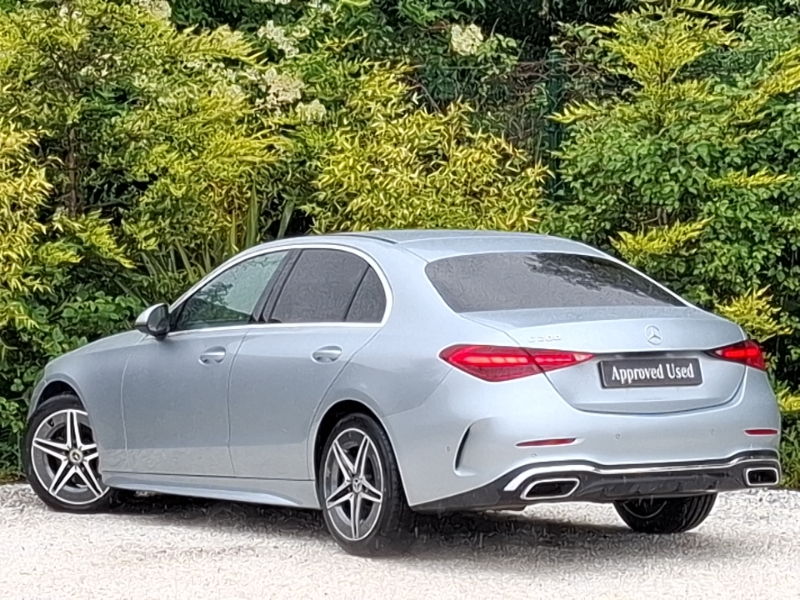 Mercedes-Benz C Class C200 Amg Line Premium Pan Roof 9G-tronic Silver #2