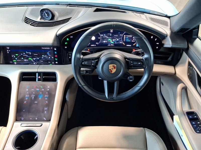 Porsche Taycan Automatic Silver #8