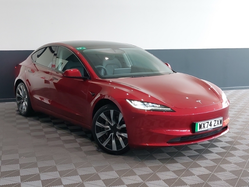 Tesla Model 3 Long Range Awd Red