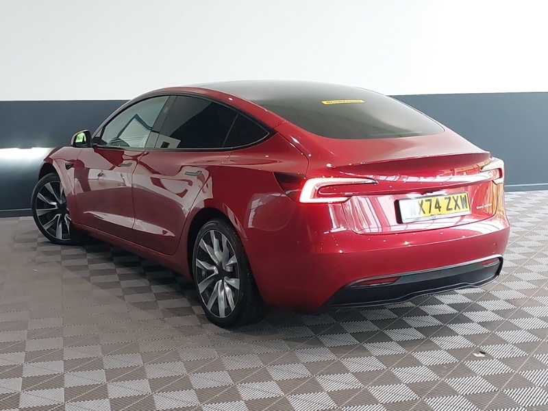 Tesla Model 3 Long Range Awd Red #2