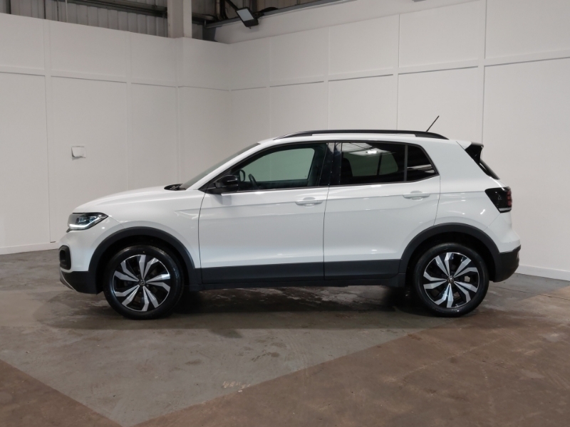 Volkswagen T-Cross 1.0 Tsi Black Edition White #4