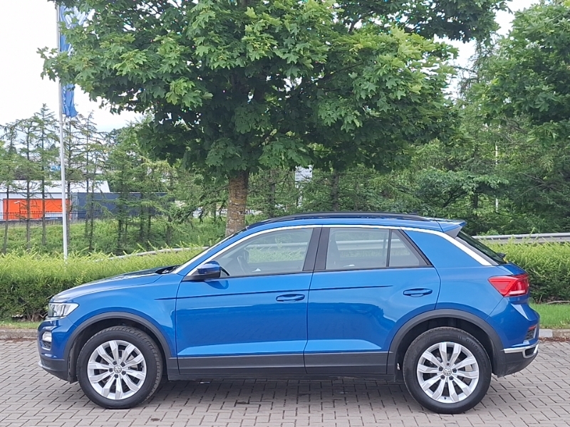 Volkswagen T-Roc 1.5 Tsi Evo Se ST69ORJ Blue #4