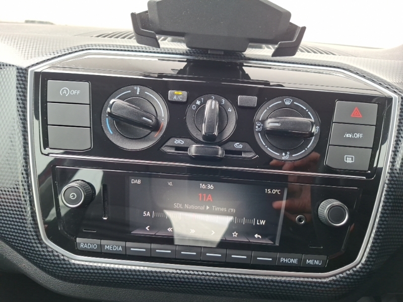 Volkswagen Up Hatchback White #10