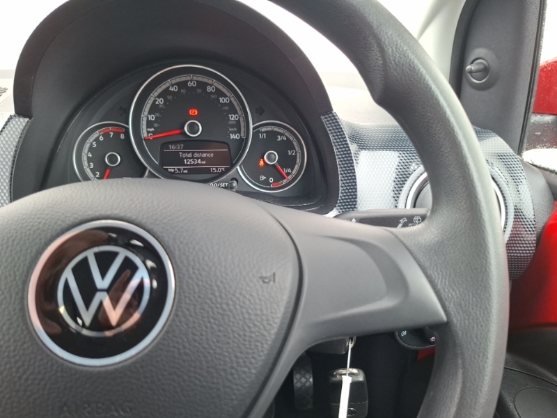 Volkswagen Up Hatchback White #13