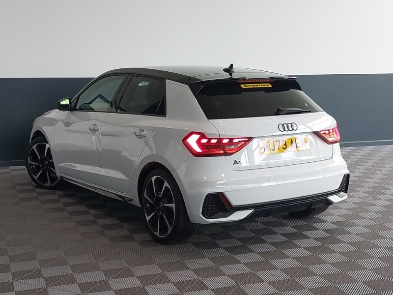 Audi A1 30 Tfsi 110 Black Edition MJ73AEM White #2