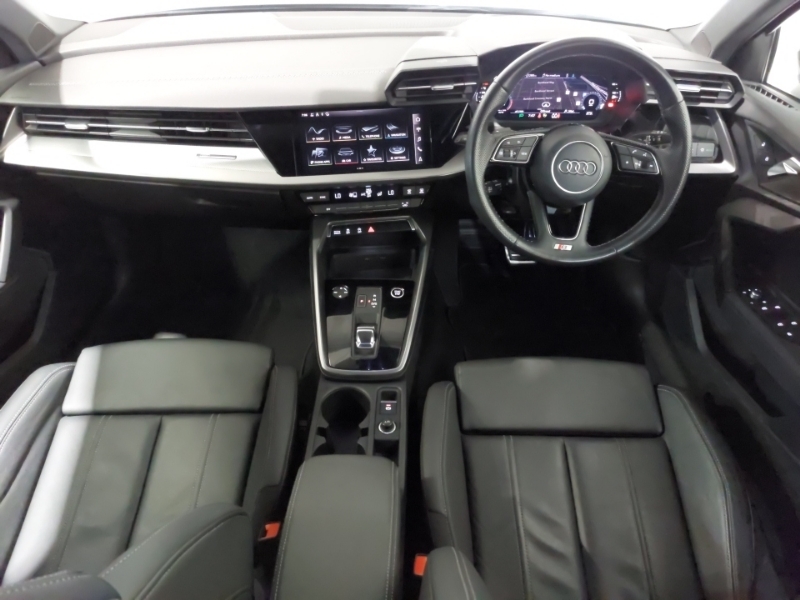 Audi A3 30 Tfsi S Line S Tronic YR23VOV Black #3