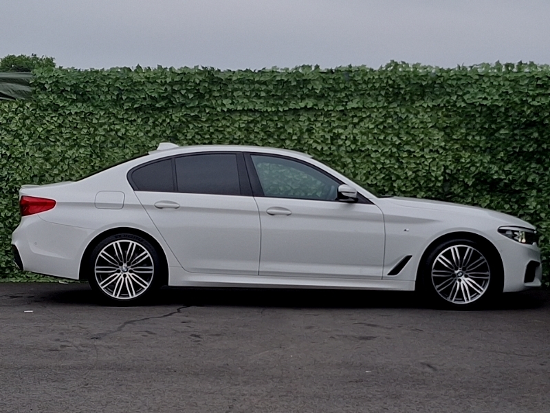 BMW 5 Series 520D Xdrive M Sport YL19XZZ White #3