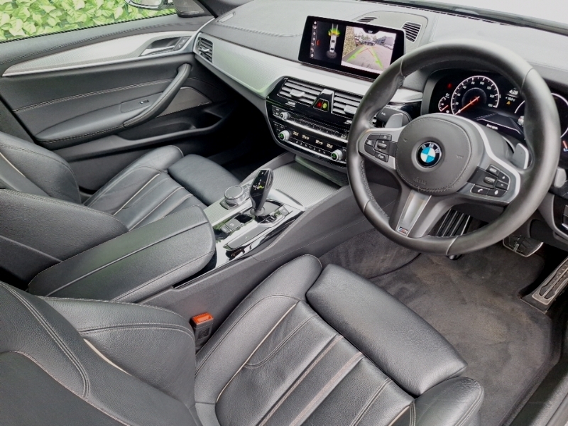 BMW 5 Series 520D Xdrive M Sport YL19XZZ White #6