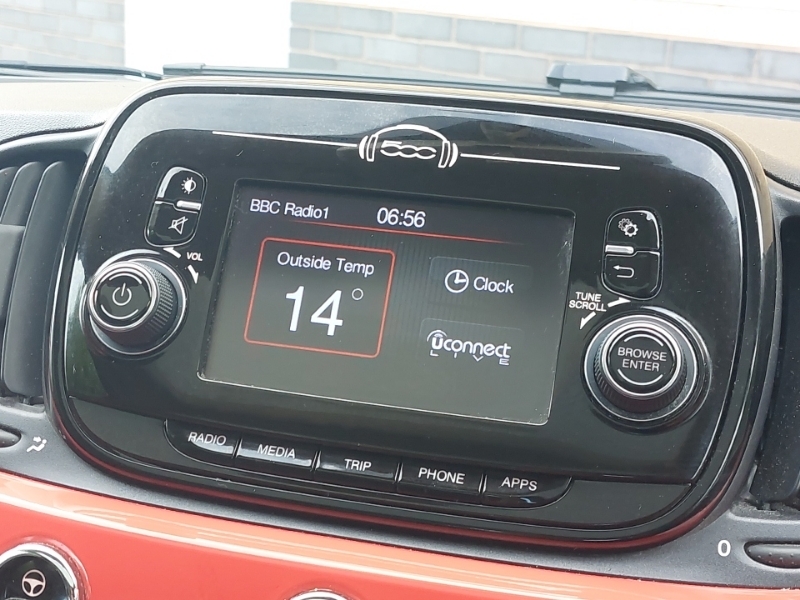 Fiat 500 Hatchback Black #9