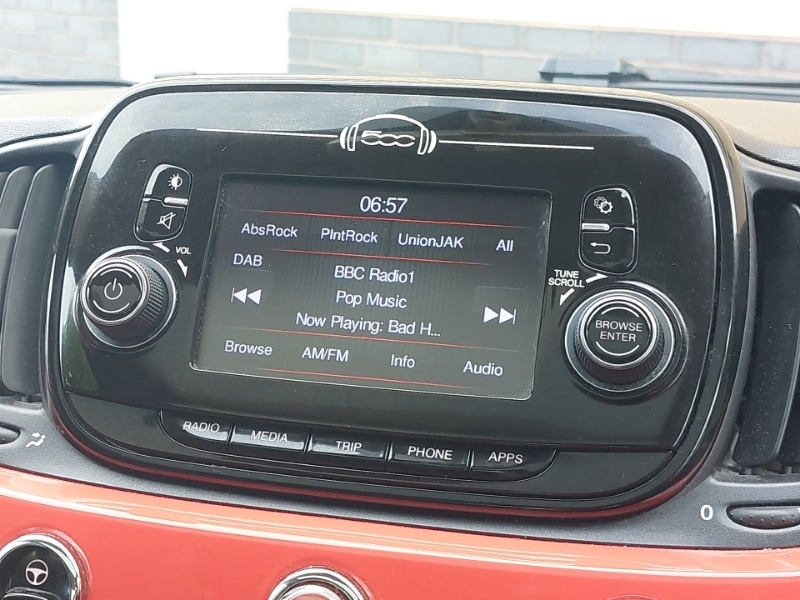 Fiat 500 Hatchback Black #11