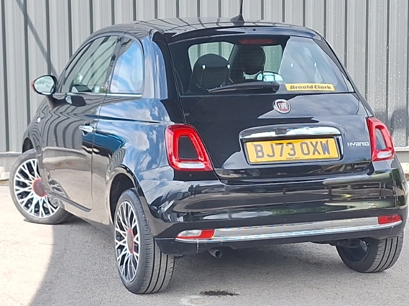 Fiat 500 1.0 Mild Hybrid Red BJ73OXW Black #2