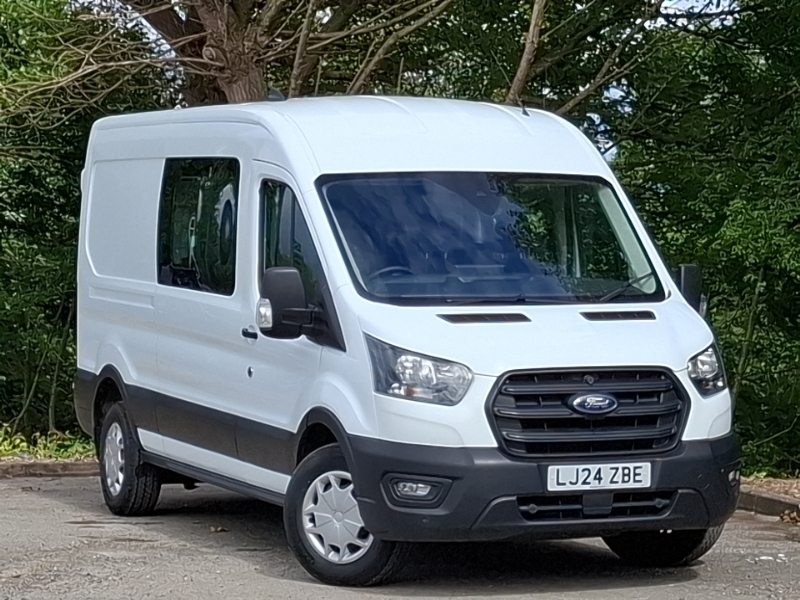 Ford Transit Custom Double Cab In Van 320 L2 Sport 2.5 232Ps 1Spd Grey #1
