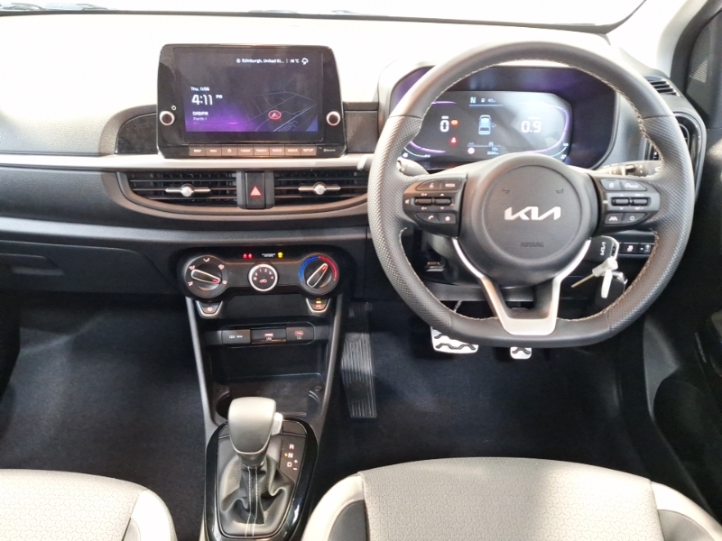 Kia Picanto Hatchback Black #8