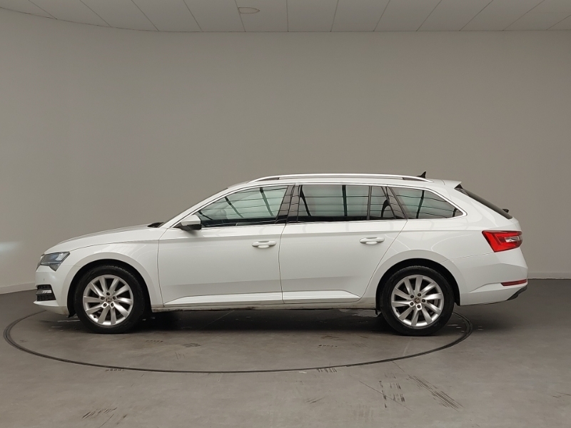 Skoda Superb 2.0 Tdi Cr Se Technology Dsg White #4