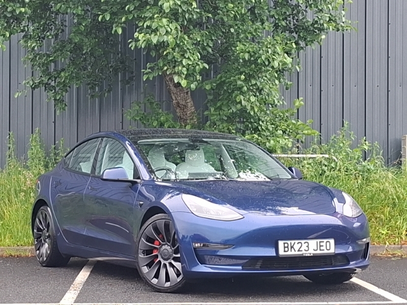 Tesla Model 3 Performance Awd Performance Upgrade Blue