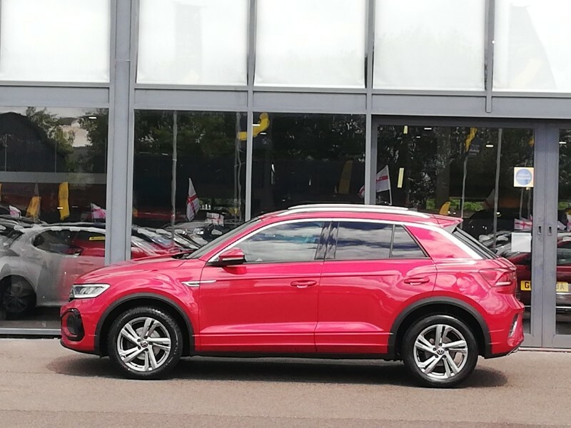 Volkswagen T-Roc 1.5 Tsi R-line Red #3