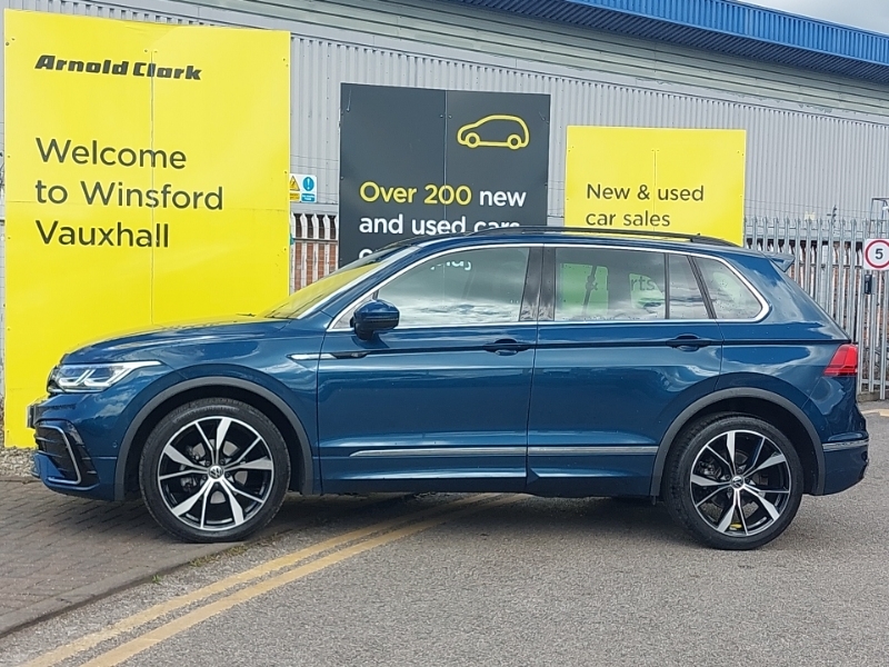 Volkswagen Tiguan 2.0 Tdi R-line Dsg Blue #4