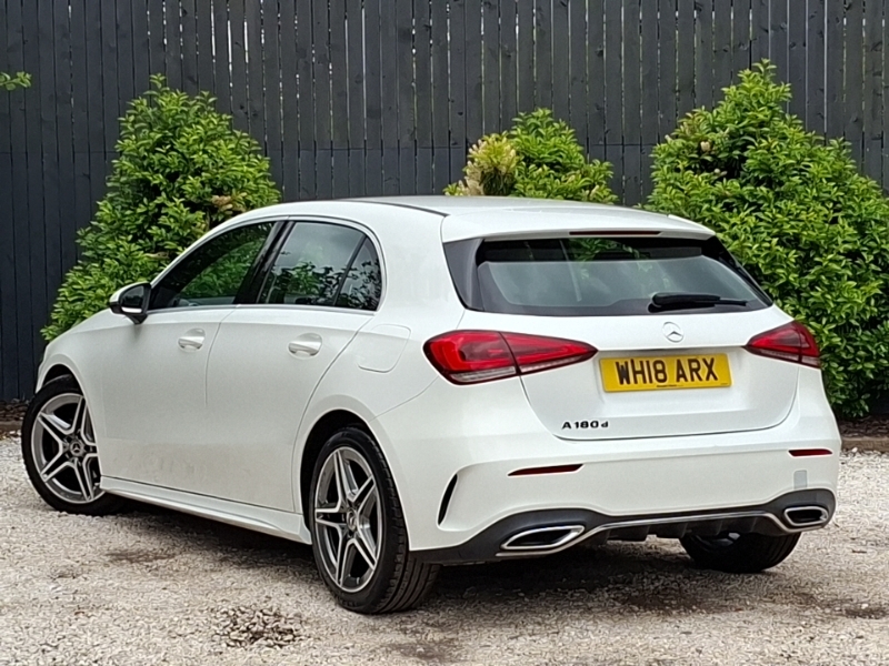 Mercedes-Benz A Class A180d Amg Line White #2