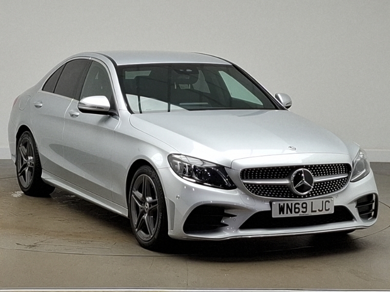 Mercedes-Benz C Class C200 Amg Line Premium 9G-tronic Silver