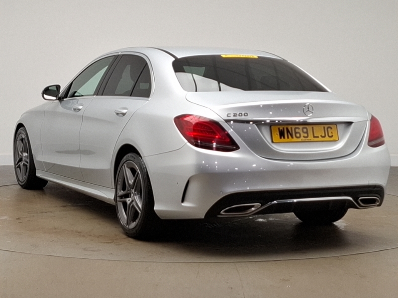 Mercedes-Benz C Class C200 Amg Line Premium 9G-tronic Silver #2
