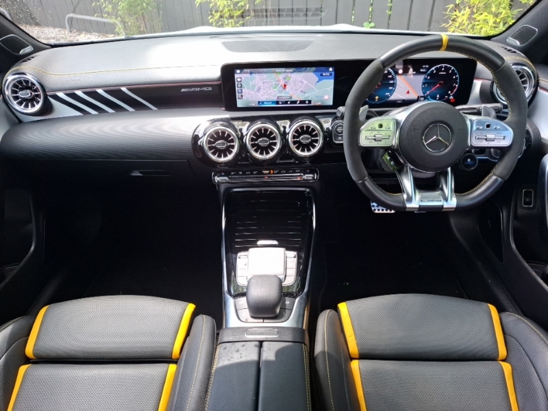 Mercedes-Benz CLA Class Cla 45 S 4Matic Plus Tip White #3