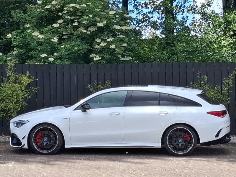 Mercedes-Benz CLA Class Cla 45 S 4Matic Plus Tip White #4