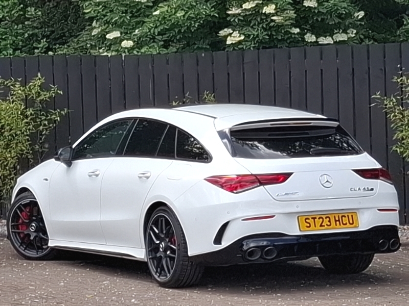 Mercedes-Benz CLA Class Cla 45 S 4Matic Plus Tip White #2
