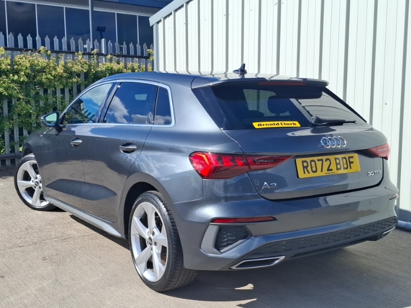 Audi A3 30 Tfsi S Line RO72BDF Grey #2