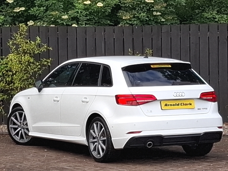 Audi A3 30 Tfsi 116 Black Edition DK19YMF White #2