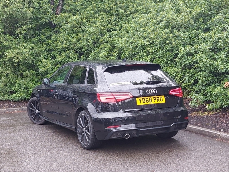 Audi A3 30 Tdi 116 Black Edition S Tronic YD68PRO Black #2