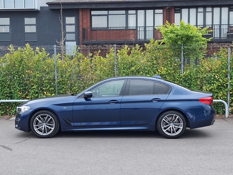 BMW 5 Series 520I M Sport Blue #4