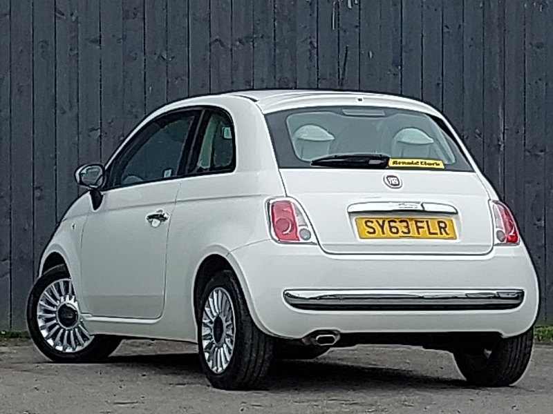 Fiat 500 1.2 Lounge Dualogic Start Stop SY63FLR White #2